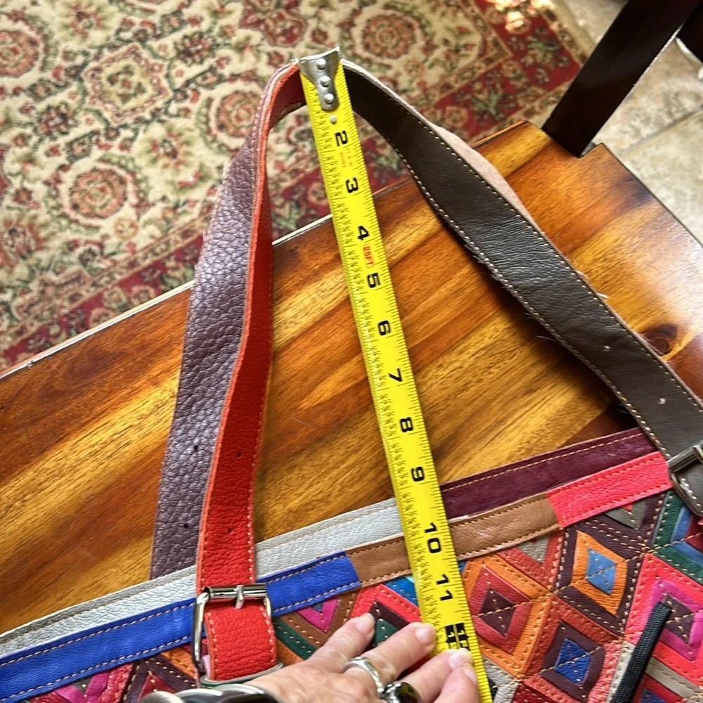 Awesome Ameri patchwork leather over size tote - Picture 14 of 14
